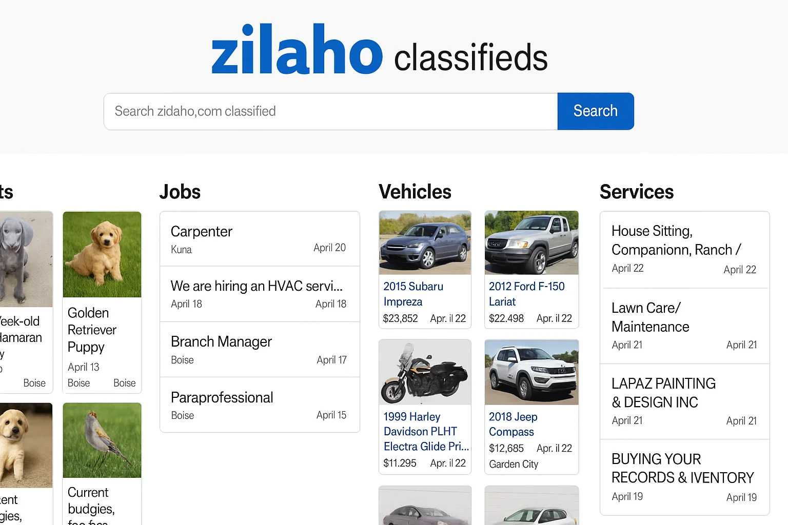 zidaho classifieds